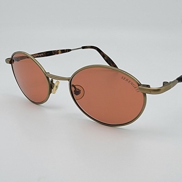 Serengeti 6338 Rhythm-N-Blues DR Dixie Antique Gold Frame Brown Lens Sunglasses